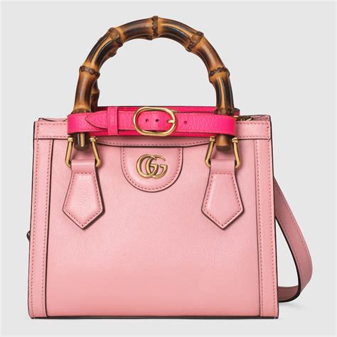 borsa gucci rosa con due g|Borse Gucci in Pelle Rosa .